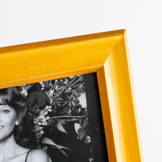 Italian Varnish Sycamore Wood Picture Frame, 1940s For Sale In Atlanta - Image 6 of 9