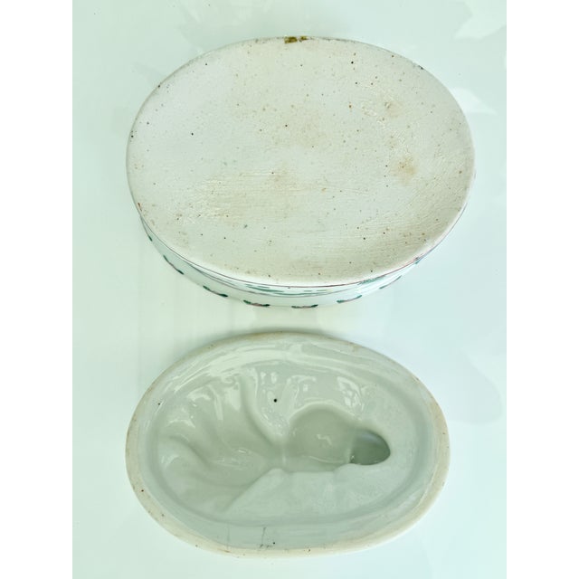 1970's White Porcelain Goldfish Koi Fish Tureen/Covered Serving Dish For Sale In Miami - Image 6 of 9