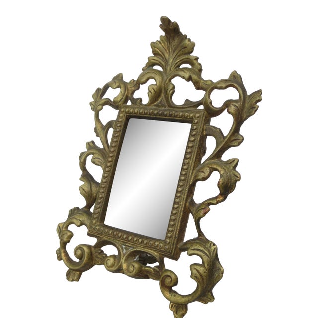 Cast Brass Victorian Photo Frame For Sale
