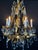 Vintage Italian Gilt Tole Mid-Century Modern Chandlier For Sale - Image 4 of 15