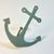 1970s Vintage Nautical Coastal Arts & Crafts Cast Iron Anchor Wall Hook For Sale - Image 10 of 11