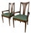 Mid-Century Sculptural High-Back Armchairs Attr. Broyhill Lenoir For Sale