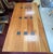 Late 20th Century Monumental Studio Crafted Dining Table & 8 Chairs, Cherry Wood & Tile For Sale - Image 10 of 18