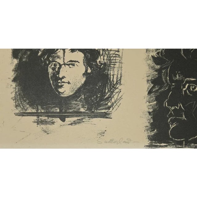 Portrait is a lithograph realized by Graham Sutherland in 1972. Numbered edition 58/65. Dimensions:65.5 x 50. In very good...