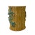 2010s Chinese Bamboo Theme Brown Green Glaze Ceramic Display Container Art For Sale - Image 5 of 7