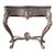 19th Century Console Table with Patina in Gold, Cognac and Petrol Tones For Sale - Image 16 of 16