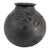 Large Mexican Black on Black Pottery Olla Signed by Jesus Pina 20thC For Sale - Image 4 of 11