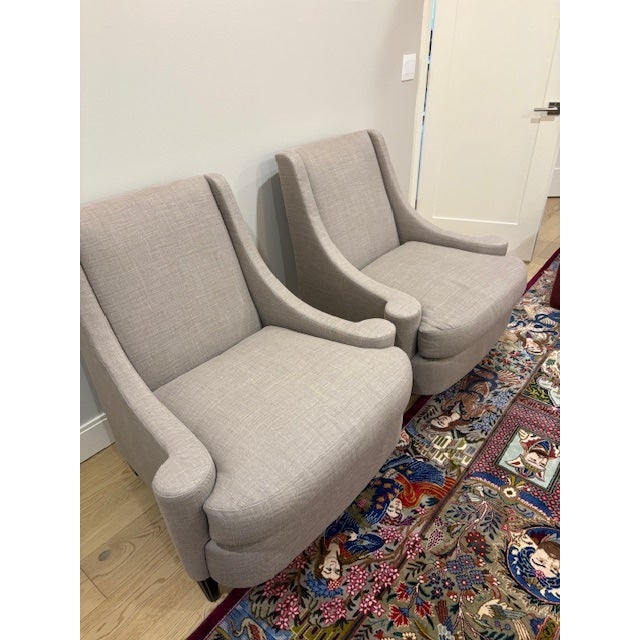 Henredon Barbara Barry Lounge Chairs, Set of Two For Sale - Image 4 of 8