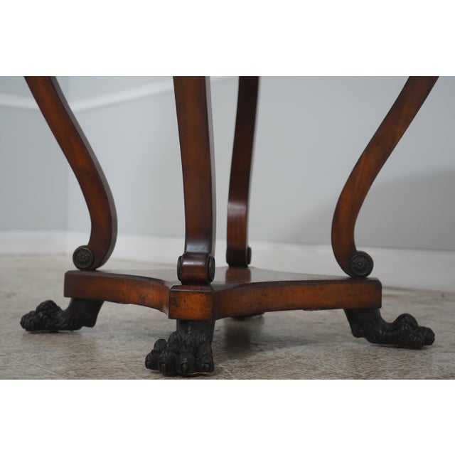 Theodore Alexander Burl Wood Swirling Teardrops Center Table For Sale - Image 13 of 18