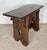 Rustic Hand-Carved Walnut Stool, 1910 For Sale - Image 4 of 13