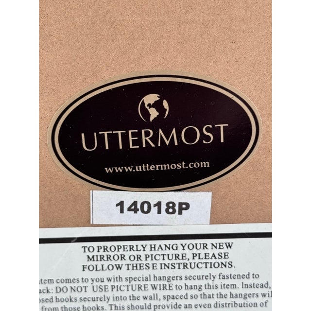 Early 21st Century Hollywood Regency Style Gold Arch & Wheat Wall Mirror by Uttermost For Sale - Image 5 of 6