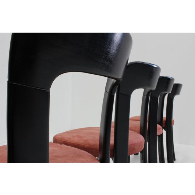 1970s Vintage Bruno Rey Dining Chairs for Dietiker Switzerland, 1970s, Set of 4 For Sale - Image 5 of 10