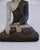Blue Buddha Figure in Carved Wood, Thailand, 1920 For Sale - Image 8 of 10