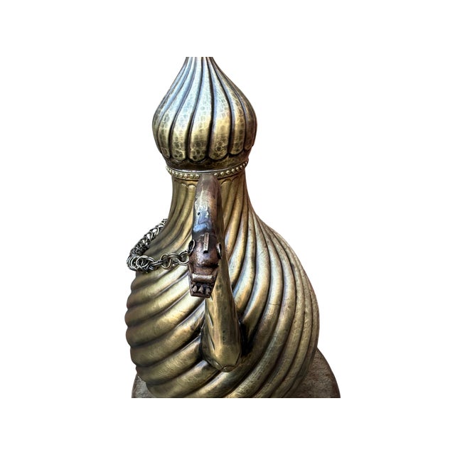 Not Yet Made - Made To Order Heavy Gauge Fluted Brass Pitcher For Sale - Image 5 of 16