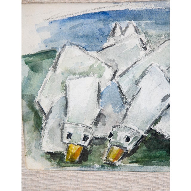 Mid-Century Modern Mid Century Modern Watercolor George Constant Ducks Signed Painting Orig. Geese For Sale - Image 3 of 11