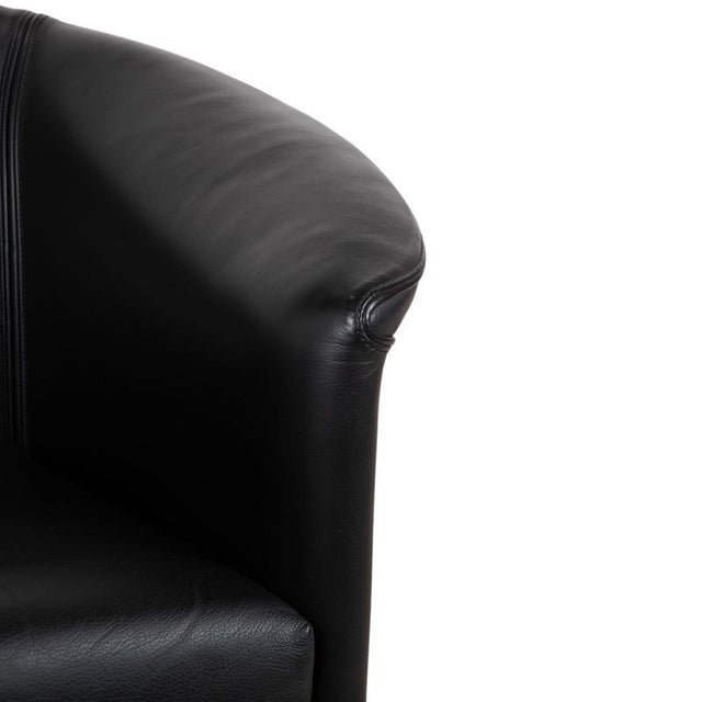 Wittmann Aura Leather Chair by Paolo Piva for Wittmann, Set of 3 For Sale - Image 4 of 14