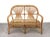 Mid-Century Italian Rattan & Bamboo Sofa, Armchairs & Coffee Table, 1960s, Set of 4 For Sale - Image 8 of 17