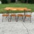 Lee Woodard "Allegro" MCM 5 Piece Dining Room Set. 2 standard chairs, Table and 2 rare arm chairs. All in near perfect...