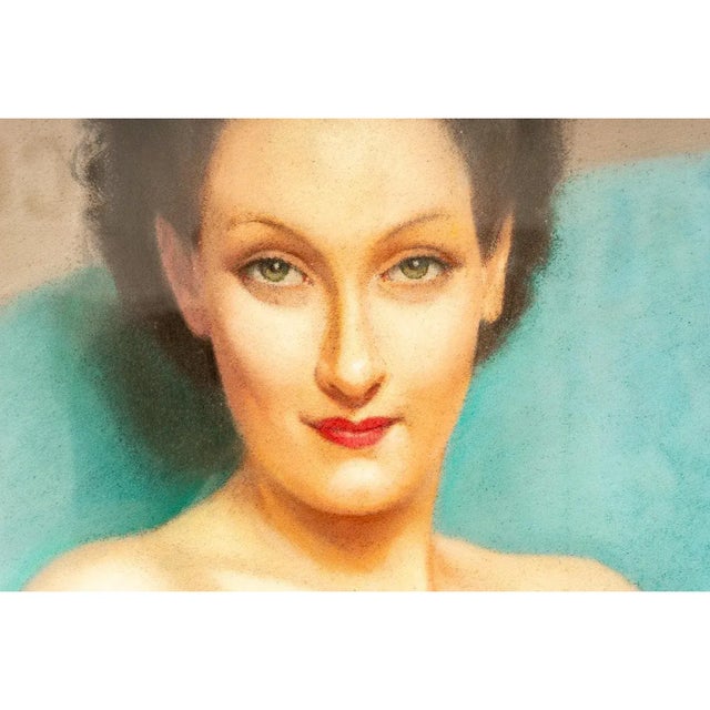 This stylish and chic pastel of Gloria Swanson was recently acquired from a London, England estate and it dates to the...