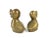 Mid-Century Modern Vintage Mid 20th Century Small Solid Brass Duck Bird Figurine Model - a Pair For Sale - Image 3 of 5