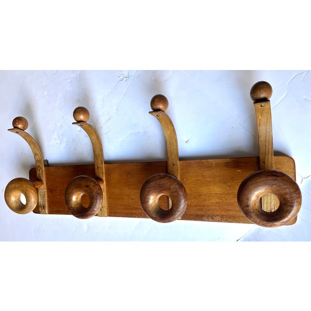 20th Century MCM Modern French Coat & Hat Rack For Sale - Image 15 of 15