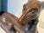 Mid-Century Vintage Whippet Dod Wood Sculpture Seated on Base For Sale - Image 12 of 15