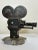Art Deco Early 20th Century Small Art Deco Movie Director Reel Camera Classic Car Mascot Sculpture With Verdigris For Sale - Image 3 of 13