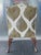 Late 19th Century Antique Carved Mahogany Library Chair, Recently Reupholstered For Sale - Image 5 of 12