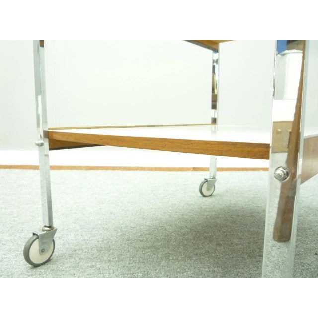 Wood Bar Cart by Ilse Möbel, 1960s For Sale - Image 7 of 13