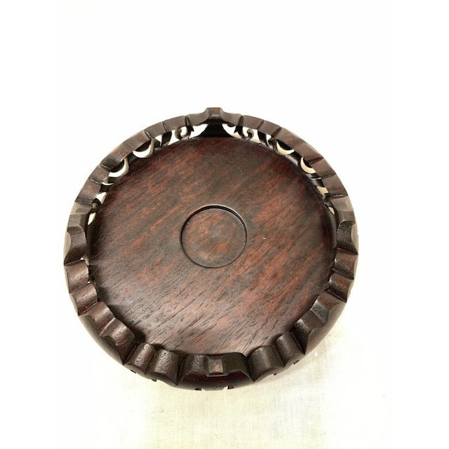 Asian Wooden Plant/Vase Stand Chairish