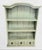 Jasper Morrison Vintage Rustic French Country Pale Green 3 Drawer Arched Distressed Wall Cabinet Shelving Unit For Sale - Image 4 of 13