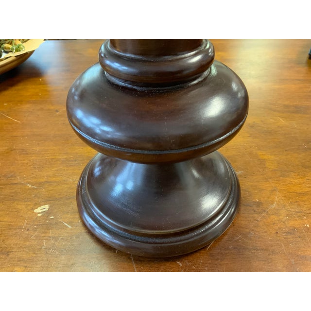 Late 20th Century Wood Urn For Sale - Image 4 of 8
