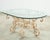 Traditional 20th Century Italian Regency Wrought Iron Garden Dining Table For Sale - Image 3 of 18