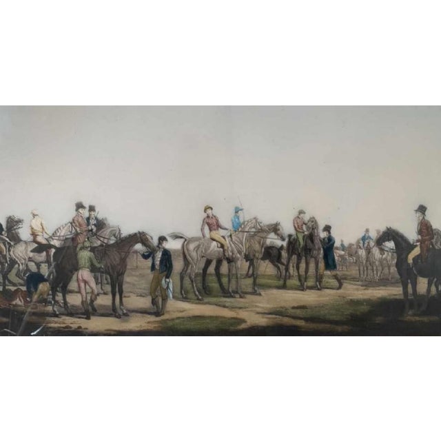 Carle Vernet, Departure of Seven Horses, Engraving, Late 1800s For Sale