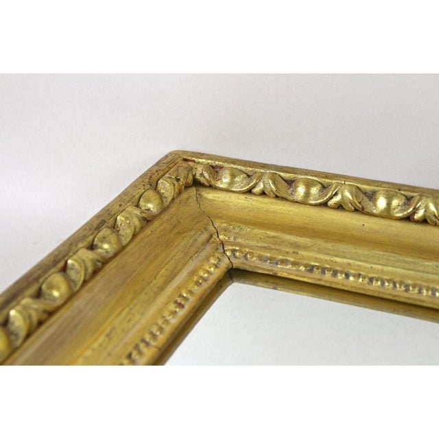 Biedermeier Gilt Wall Mirror with Bulls Eye Bars, Austria, 1830s For Sale - Image 12 of 18