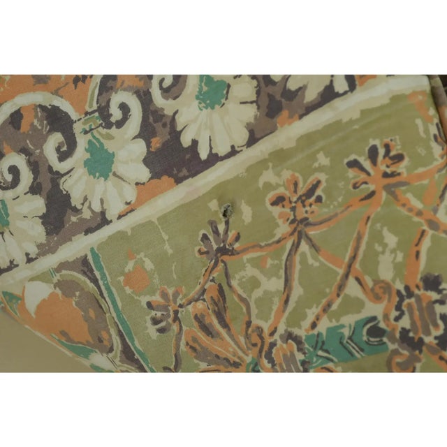 Vintage Henredon 1970's Flowered Sectional Sofa For Sale - Image 9 of 11