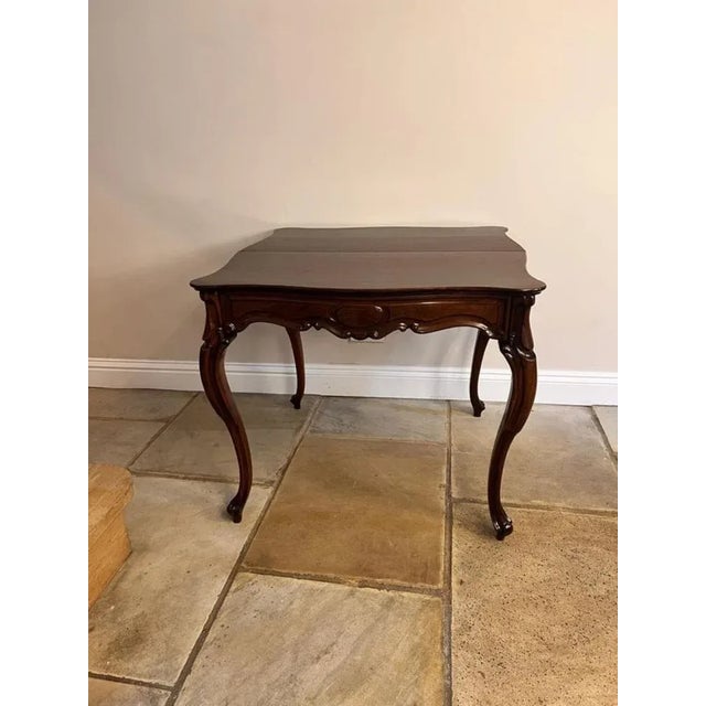 Antique Victorian Rosewood Tea Table, 1870 For Sale - Image 9 of 9