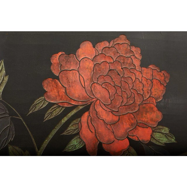 Chinese Qing Twelve Panel Lacquered Coromandel Screen For Sale - Image 12 of 13