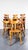 Harlequin Flat Seat Whale Tail Dining Chairs, 1950s, Set of 4 For Sale - Image 11 of 13