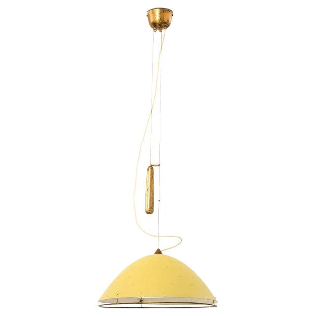 Ceiling Lamp Produced attributed to Paavo Tynell for Taito Oy, 1950s For Sale