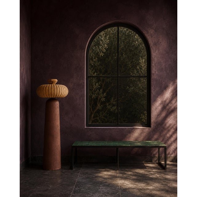 Terra Halo Rattan Floor Lamp For Sale - Image 12 of 12