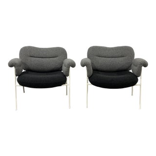 Pair of Bollo Lounge Chairs by Fogia for Design Within Reach For Sale