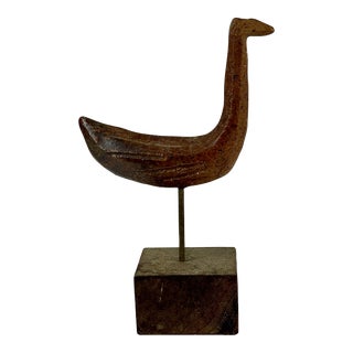 Richard Peeler Vintage Mid-Century Studio Pottery Bird For Sale