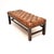 Antique Georgian Leather Bench, 1930 For Sale - Image 3 of 9