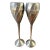 Mid 20th Century Silver Plated Goblets - a Pair For Sale