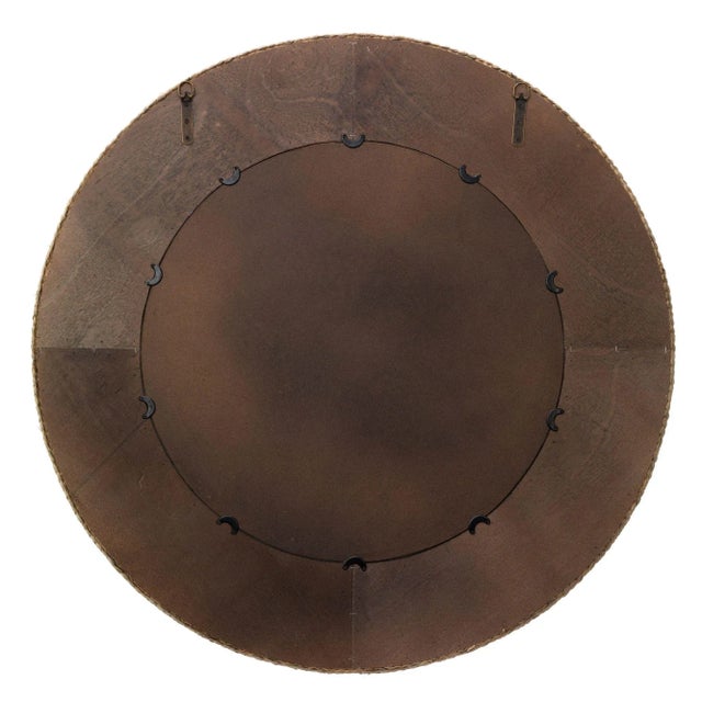 Lifestyle by JY Meadow Braided Seagrass Mirror For Sale - Image 4 of 9