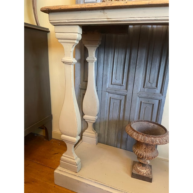French Baluster Console Table, 1890s For Sale - Image 5 of 18