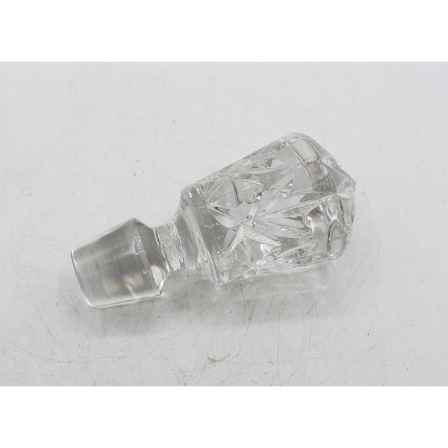 Victorian Circa 1900 Anglo-Irish Cylinder Shape Decanter & Stopper For Sale - Image 3 of 5