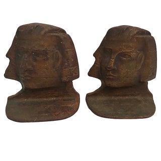 Egyptian Revival Sphinx Bookends - a Pair For Sale