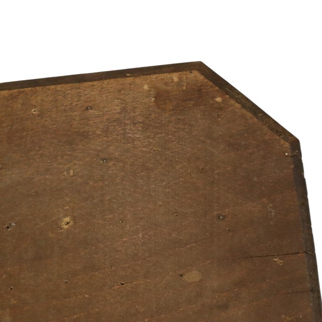 Brutalist Rustic Wood Milk Stool For Sale - Image 13 of 15